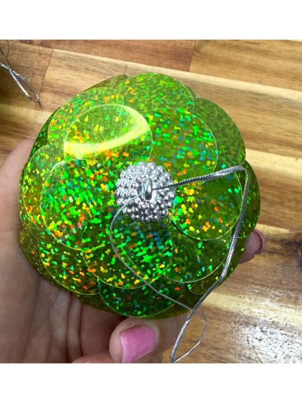 Lot of 3 vintage Christmas ornaments